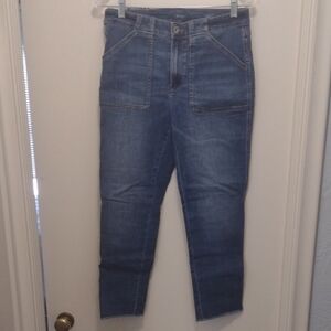 J. Jill High-Rise Slim Leg Cropped Jeans (J618)